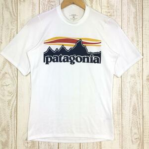 MENs XS パタゴニア キャプリーン1 シルクウェイト グラフィック Tシャツ PATAGONIA 45320 WHT White ホワイト系