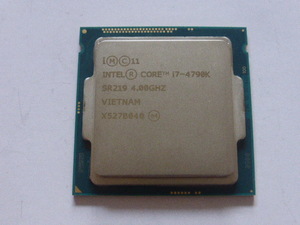 INTEL CPU Core i7 4790K C0 4コア8スレッド 4.00GHZ SR219 LGA1150 CPUのみ 起動確認済みです