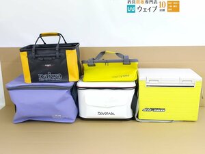 ダイワ クールライン SH-160・LT タックルバッグ S40・イソバッカン 38CM、GETT EVA バケツ GVB-2240 など 計5点 中古＆ジャンク