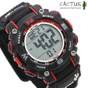 キッズ 子供用 腕時計 デジタル ブラック CAC-104-M01 カクタス CACTUS 時計