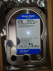 WesternDigital WD Bule 3.5inch 6TB/SATA(WD60EZAZ) 中古