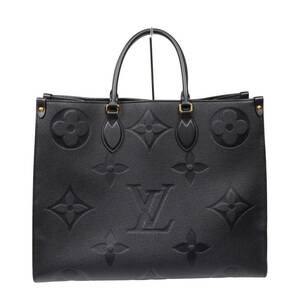 Louis Vuitton ルイヴィトン オンザゴーGM M44925 トートバッグ ハンドバッグ モノグラム・アンプラント レザー ブラック 黒