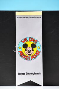 即決　⑦　TDL　東京ディズニーランド　１９８６年スペシャルイベント用　リボン　非売品　未使用