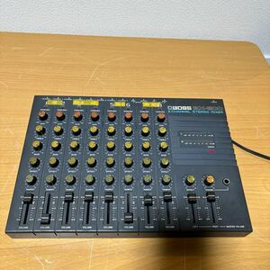 BOSS ボス BX-800 8ch MIXER ミキサー ステレオミキサー　通電確認済み　ジャンク