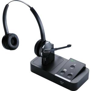 【 新品/未使用品 】Jabra PRO 9450 Duo 両耳 高性能 マイク付 ワイアレス ヘッドセット ノイズ キャンセリング