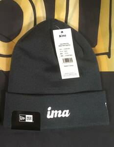 ★新品未使用★ Ima アイマ　[アムズデザイン] New Era Basic Knit Cap　CHARCOALカラー　ニューエラ　フィッシングニットキャップ