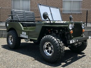 ミニジープ アルミホイール付 公道走行可JEEP-C キット商品