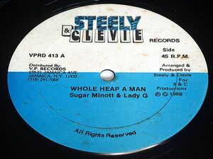 試聴あり♪ Sugar Minott & Lady G / WHOLE HEAP A MAN 12ｉｎｃｈ
