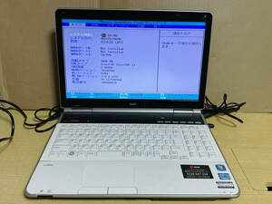 【BIOS起動　現状　ACアダプター付　難あり】NEC PC-LL750ES6W LaVie LL750/E　Core i7 2630QM 2.00GHz 4GB