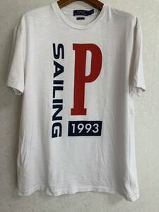 polo sailing Tシャツ S 1993 polo sport 1992 cp-93 Ralph Lauren ポロ ラルフローレン bear