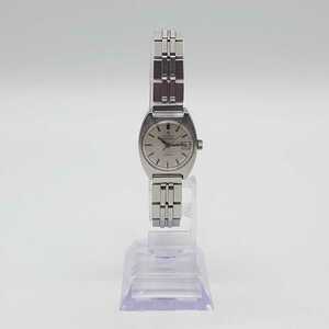 OLMA 21JEWELS オルマ 21石 アナログ 腕時計 デイト ホワイト シルバー ブランド 昭和レトロ 当時物 アンティーク ジャンク dn-22x1003