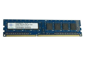 【中古パーツ】PC3 本体用 DDR3 メモリ NANYA 4GB 1R*8 PC3-12800U-11-12-A1.1600 4GBx1枚　計4GB ■Ｍ（121）
