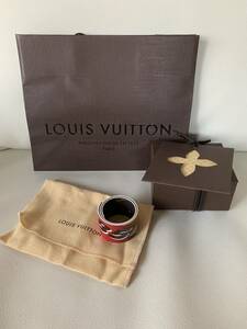 ◆ Louis Vuitton ◆ ルイヴィトン レースライン バングル ブレスレット アクセサリー 腕輪 昔の物 付属品有 箱 保存袋 紙袋 ショッパー