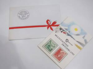 ◆希少◆スイスの切手 1981-1982 マルチファセットスイス 小冊子 14種切手/MULTI-FACETED SWITZERLAND