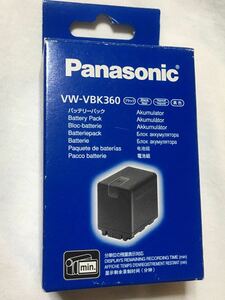 ◆ 送料無料。 Panasonic パナソニック純正VW-VBK360バッテリーパックです。