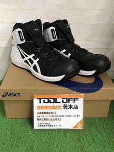 015●未使用品・即決価格●アシックス　ASICS 安全靴　25.0cm 1271A030-001　ブラック/ホワイト