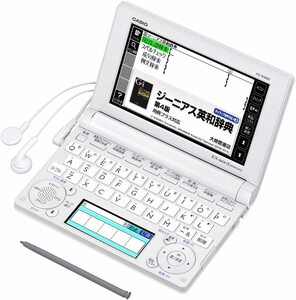 CASIO Ex-word 電子辞書 高校生学習モデル XD-B4800 ホワイト XD-B4800WE(中古品)