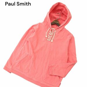 Paul Smith ポールスミス SINGLE FIN シングルフィン 通年 レースアップ★ スウェット プルオーバー パーカー Sz.M　メンズ　A4T02955_3#I