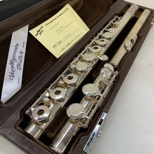 【R-3】 Miyazawa Flute gi-bu SH/R 56143 フルート ミヤザワ くすみやや色合いの変化多数 使用感 1706-53