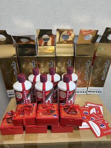 -未開栓- MOUTAI KWEICHOW 貴州茅台酒 マオタイ酒 天女ラベル 中国酒 500ml 53% 6本セット