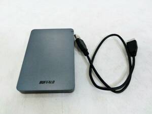 ②　バッファロー　ポータブルハードディスク　HD-PGF1.0U3-BKA　1.0TB　動作良好　フォーマット済　BUFFALO