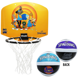 SPALDING マイクロミニバスケットボールセット スペース・ジャム テューン・スクワッドイエロー マイクロミニ 79-006Z