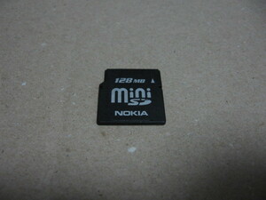 NOKIA ノキア miniSDカード 128MB S128T