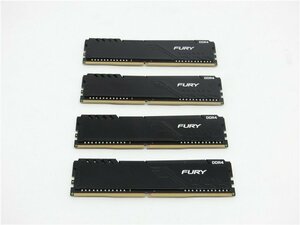 【動作品】　DDR4メモリ 32GB(8GBx4) Kingston 　XMP4-3200-UA2-11 　送料無料