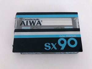 カセットテープ 未開封（シュリンク破れ） 未使用品 AIWA SX90 90分 ハイポジ