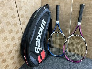 MWG42594世 Babolat バボラ DRIVE LITE ドライブライト テニスラケット 2本セット バッグ付き 直接お渡し歓迎