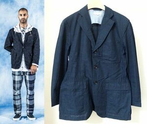 Engineered Garments エンジニアードガーメンツ Baker Jacket Java Cloth ベイカー ジャケット XS 紺 総柄