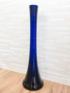 カメイガラス 花瓶 フラワーベース ブルー系 KAMEI GLASS /花器 花入れ インテリア （HA016）