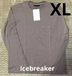 icebreaker ネイチャーダイド ロングスリーブ ポケット tシャツ