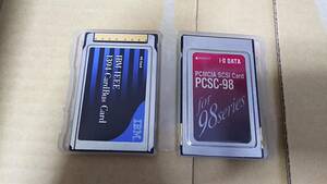 PCカード　PCMCIA SCSI Card , IEEE 1394 CardBus Card