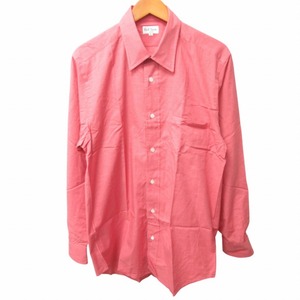 ポールスミス PAUL SMITH チェックシャツ カジュアル 長袖 ピンク Lサイズ 0329 IBO50 メンズ