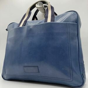 【近年モデル/美品】希少色 1円 BALLY バリー ビジネスバッグ ブリーフケース ハンド トート トレスポ レザー 本革 ビジネス メンズ ブルー