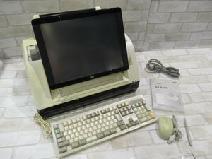 ☆Ω 新DC 0244♪ 保証有 東芝TEC【SJ-8100-R】テック事務コンキーボード/マウス/タッチペン/取説付・祝10000!取引突破!!