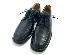 (4) COLE HAAN/コールハーン ナイキ エア レザー 革靴 ビジネスシューズ サイズ/US10.5 黒/ブラック ソール (49207S4)