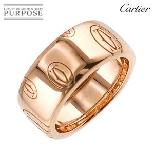 カルティエ Cartier ハッピーバースデー LM #50 リング K18 PG ピンクゴールド 750 指輪 Happy Birthday Ring 90223904