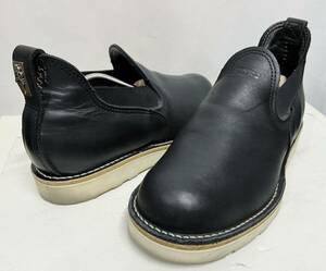 9Eサイズ◆CHROME HEARTS x WESCO ROMEO クロムハーツ ウエスコ ロメオ ローカットブーツ Black 黒 スリッポン チェルシー クレープソール