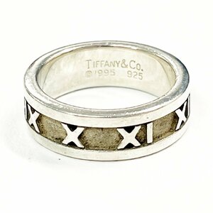 【1円スタート】【箱付き】TIFFANY & Co. ティファニー シルバー アトラス 6.0g 925刻印 指輪 リング 270972