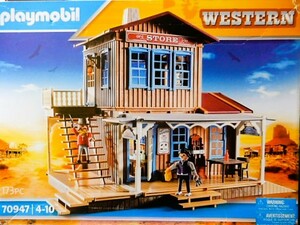 即決　プレイモービル　70947　ウエスタンの店　Playmobil　