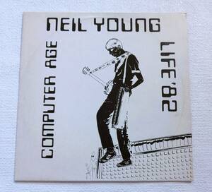 NEIL YOUNG A⑩ レコード COMPUTER AGE LIFE’82 美品 グッズ ニールヤング