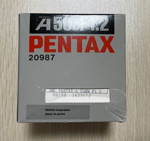 【送料無料】【未使用品】 SMC PENTAX PENTAX-A 50mm F1.2 ペンタックス