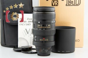 １円出品 Nikon ニコン AF NIKKOR 80-400mm f/4.5-5.6 D ED VR 元箱付き【オークション開催中】