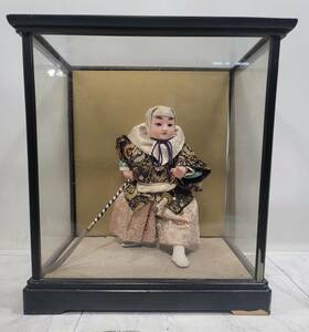 □ [詳細不明]　五月人形 弁慶人形 ケースサイズ 約33×28×23cm