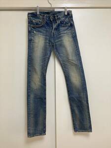 美品 HYSTERIC GLAMOUR ダメージ デニム 28inch スキニー ジーンズ ヒステリックグラマー 日本製 made in japan denim pants jeans