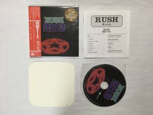 RUSH 2112　紙ジャケ　SHMCD