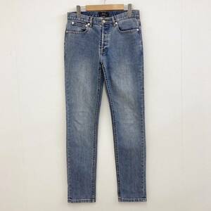 A.P.C. ウォッシュ加工 プチニュースタンダード ストレッチ スキニー デニムパンツ W28 APC PETIT NEW STANDARD ジーンズ ジーパン 3110211