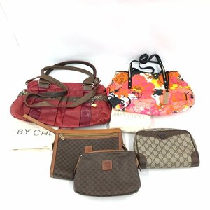 GUCCI / CELINE / JIMMY CHOO / See By Chloe バッグ 5点まとめ ジャンク【CDAX5004】